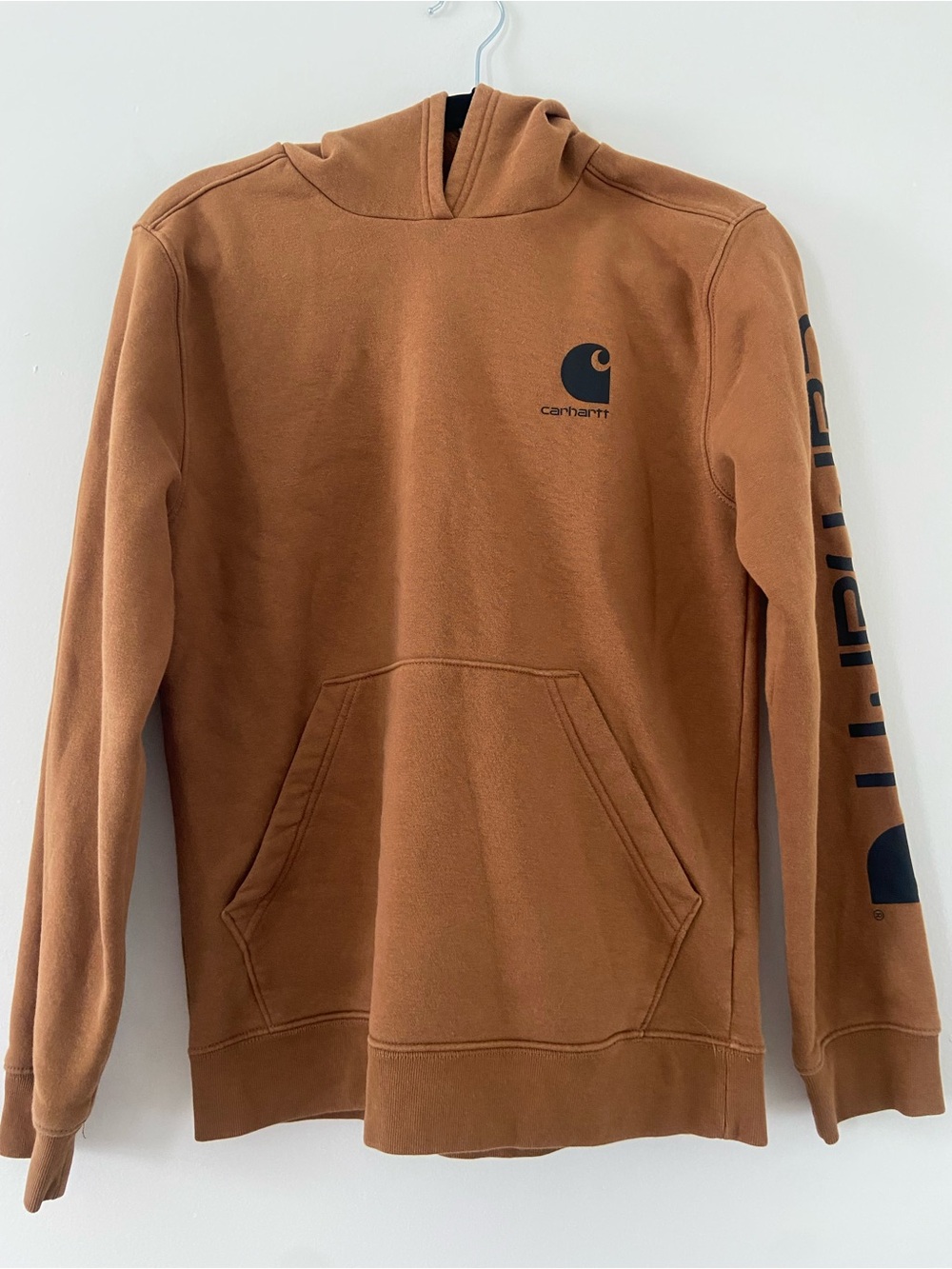 Teen boys Carhartt Copper/Brown Logo Pullover Hoodie